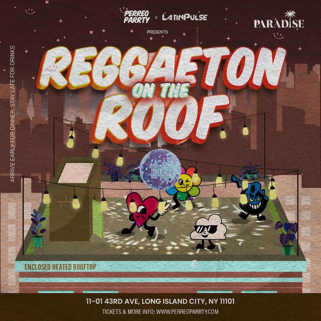 Reggaeton on the Roof - Latin Dance Party Rooftop with NYC Skyline Views