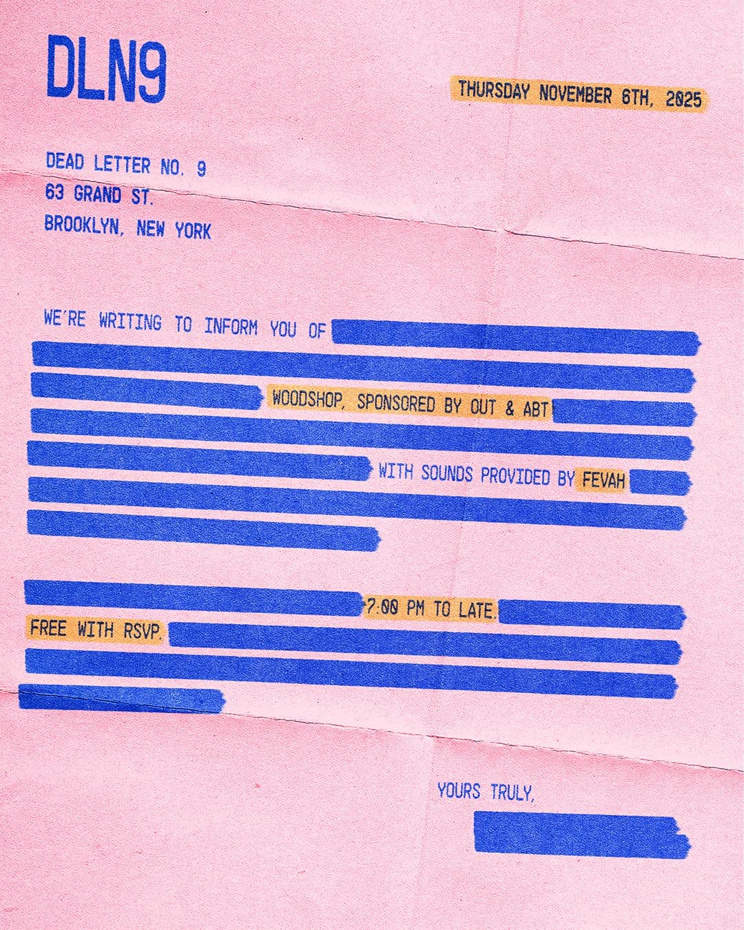 Woodshop presented by Out and Abt w DJ Feevah