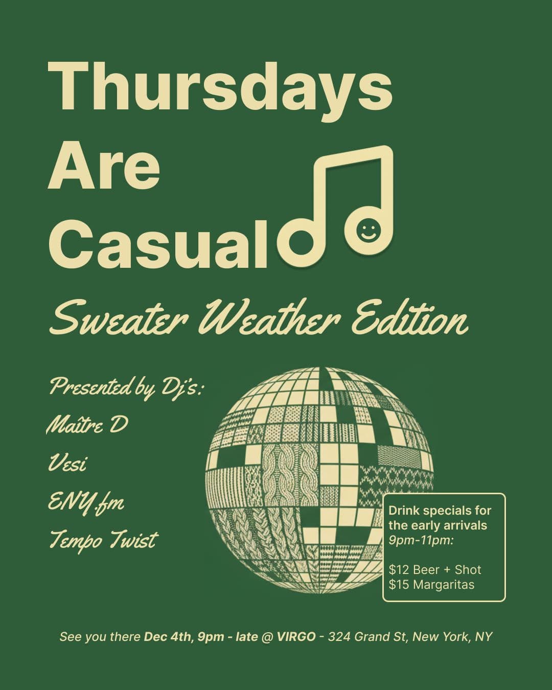 Thursdays are Casual