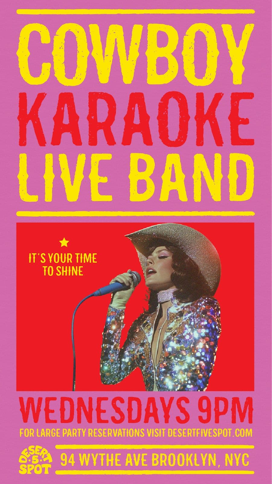 LIVE BAND COWBOY KARAOKE NY - November 07, 2025