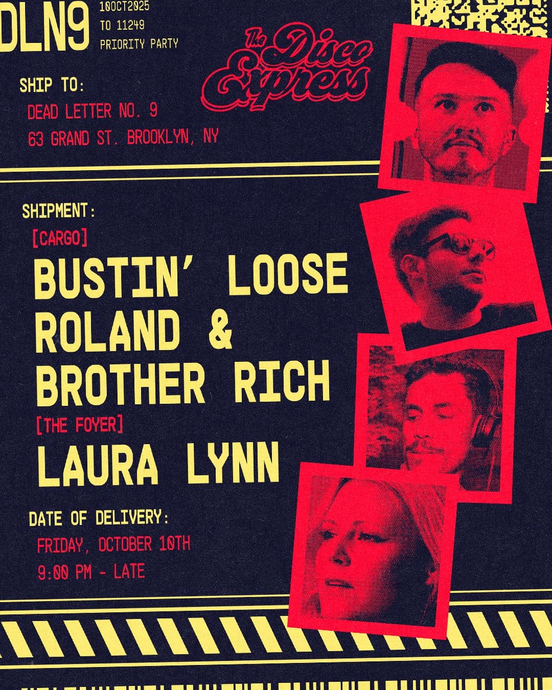 The Disco Express: Bustin' Loose, Roland & Brother Rich, Laura Lynn - Dead Letter No.9