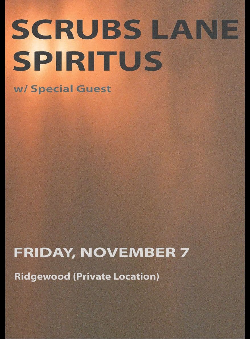 Scrubs Lane X Spiritus: Loft Rave