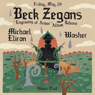 Beck Zegans *Record Release* w/ Michael Eliran + Washer