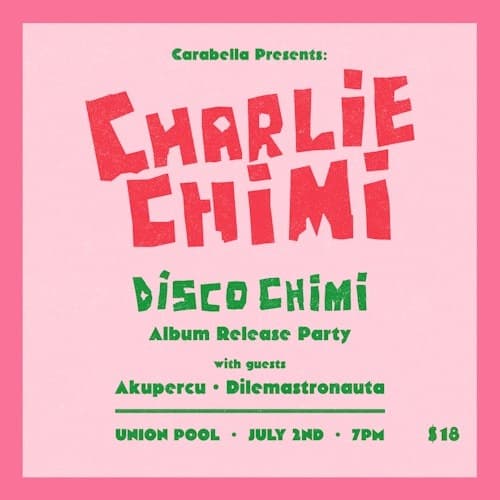 Charlie Chimi (record release) w/ Akupercu • Dilemastronauta