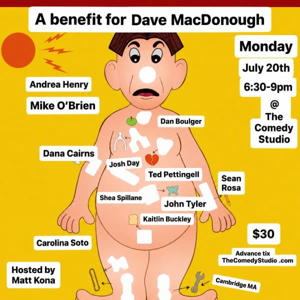 A Comedy Benefit for Dave MacDonough