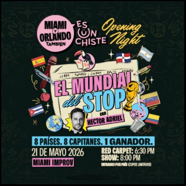 El Mundial del Stop / Opening Night (Show presencial + streaming)