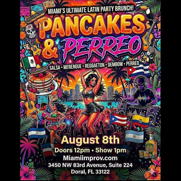 🥞 PANCAKES & PERREO: The Ultimate Latino Brunch Bash! 🥂