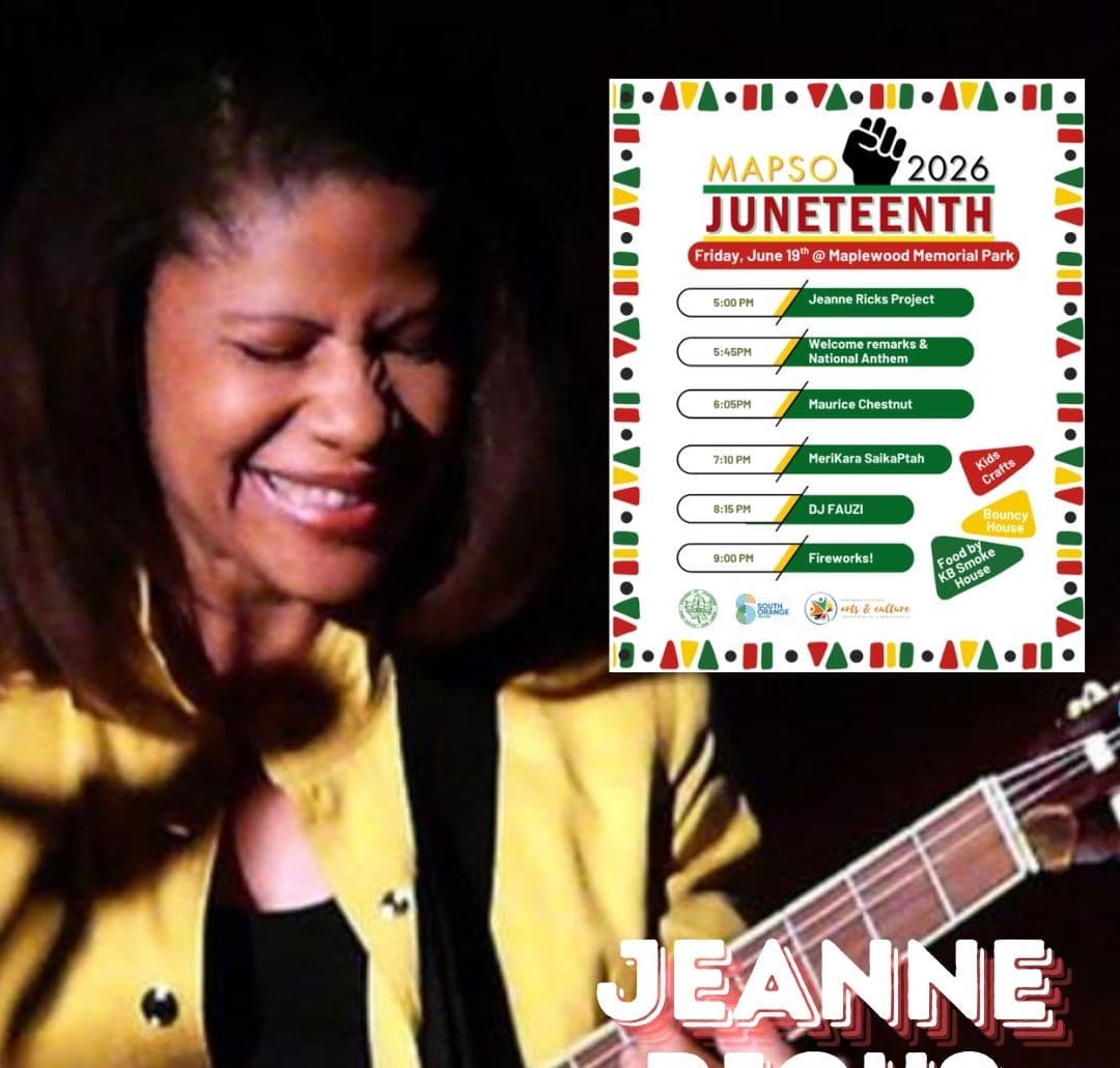 Guitarist Singer Jeanne Ricks Band in 2026 MAPSO Juneteenth Celebration