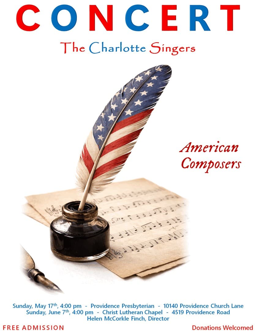 The Charlotte Singers Free Spring Concerts: Happy BIrthday USA!