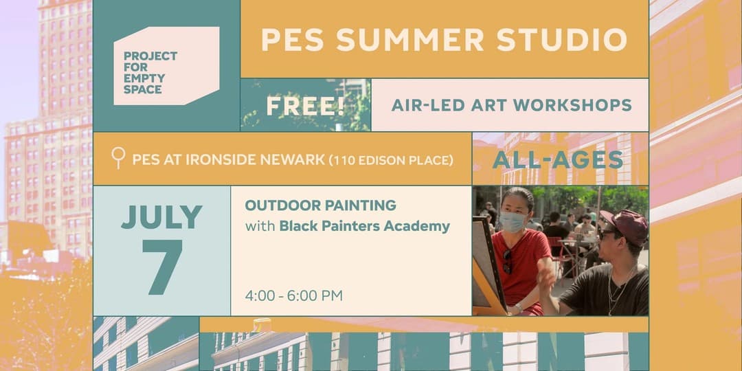 PES SUMMER WORKSHOP | Cycle 8 AIR Azikiwe Mohammed Outdoor Painting with Black Painters Academy