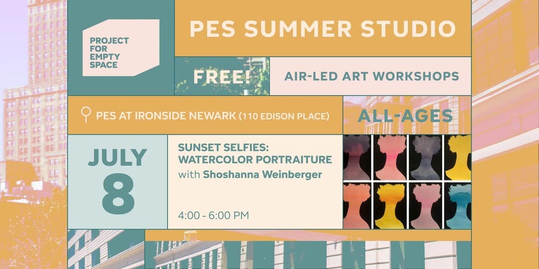 PES SUMMER WORKSHOP | Cycle 3 AIR Shoshanna Weinberger Sunset Selfies: Watercolor Portraiture