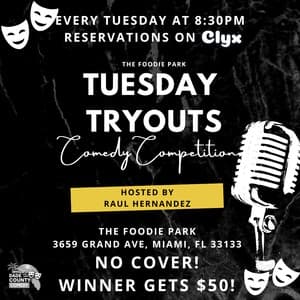 Tuesday Tryouts Comedy Competition Show
