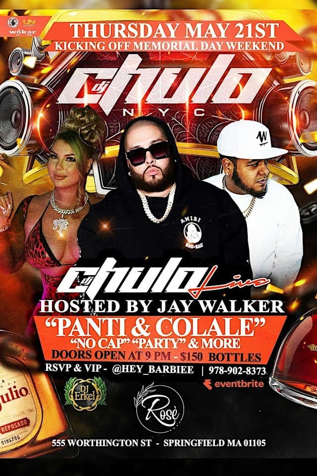 DJ CHULO & Jay Walker LIVE @ Rose Springfield MA