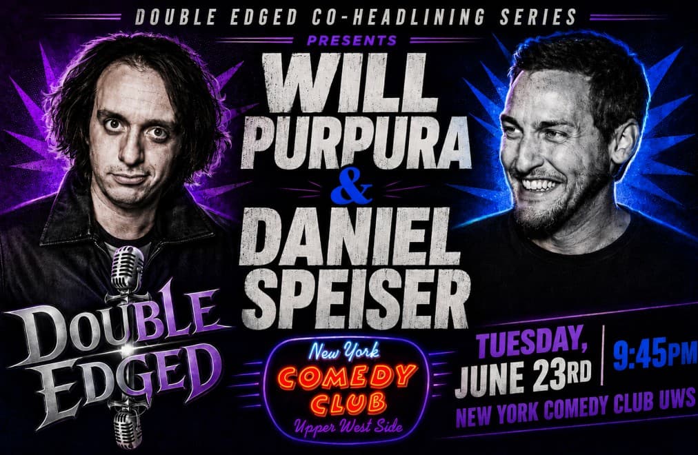 Double Edged Co-Headlining Series ft. Will Purpura and Daniel Speiser