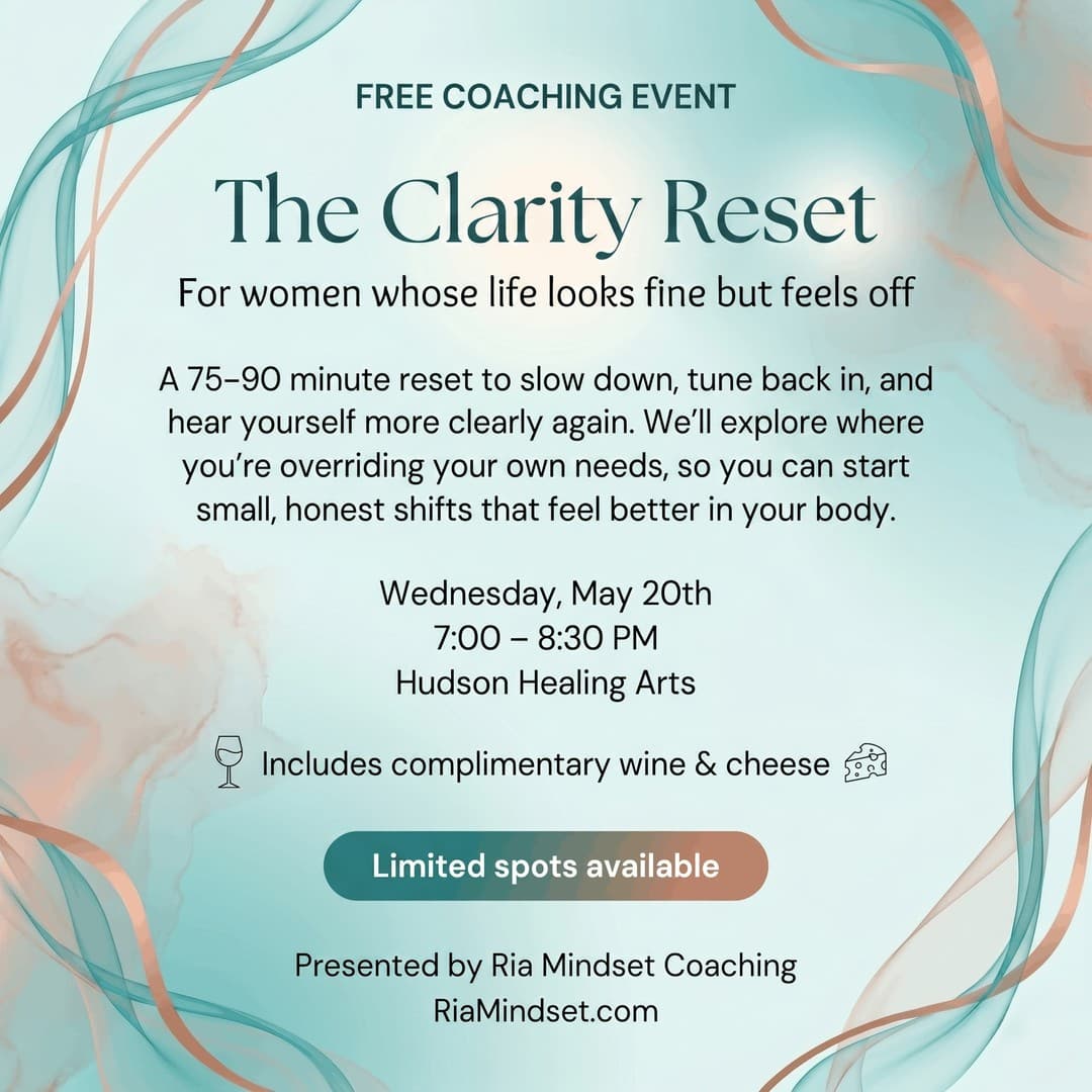 The Clarity Reset: FREE Coaching Event in Hoboken