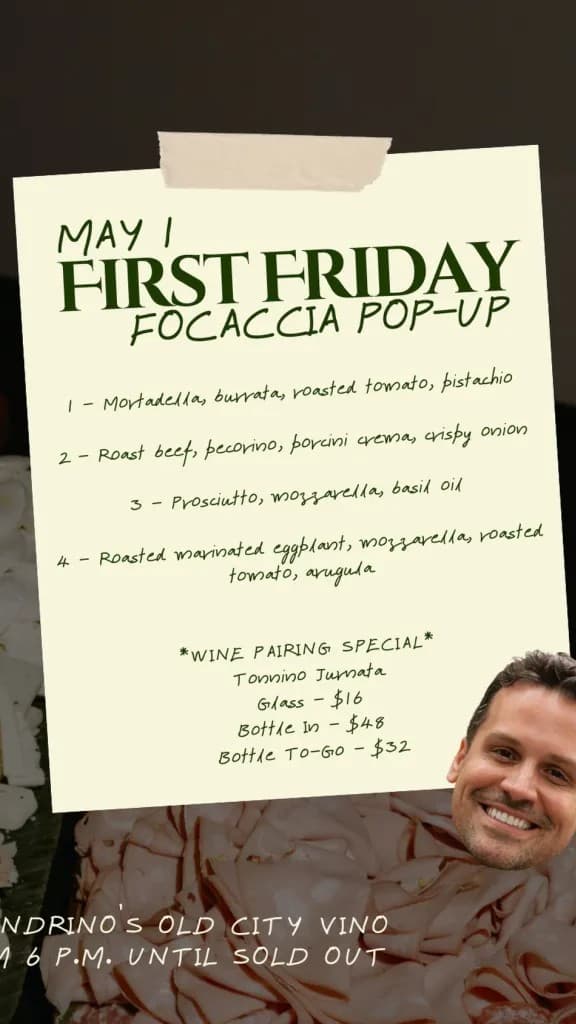 Focaccia Sandwich Pop-Up