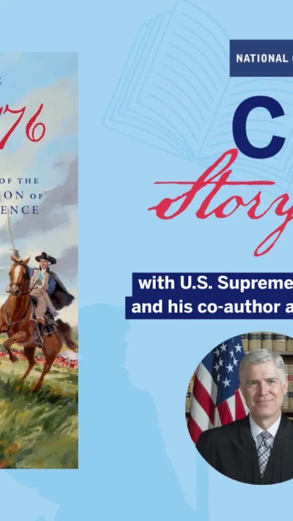 Civic Story Hour With U.S. Supreme Court Justice Neil M. Gorsuch and Janie Nitze