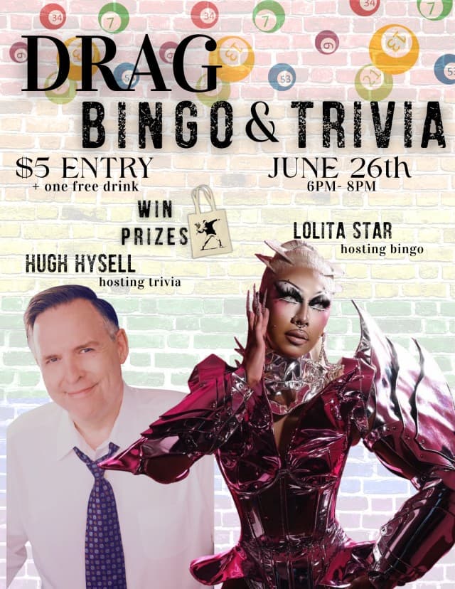 Drag Prize Trivia + Bingo